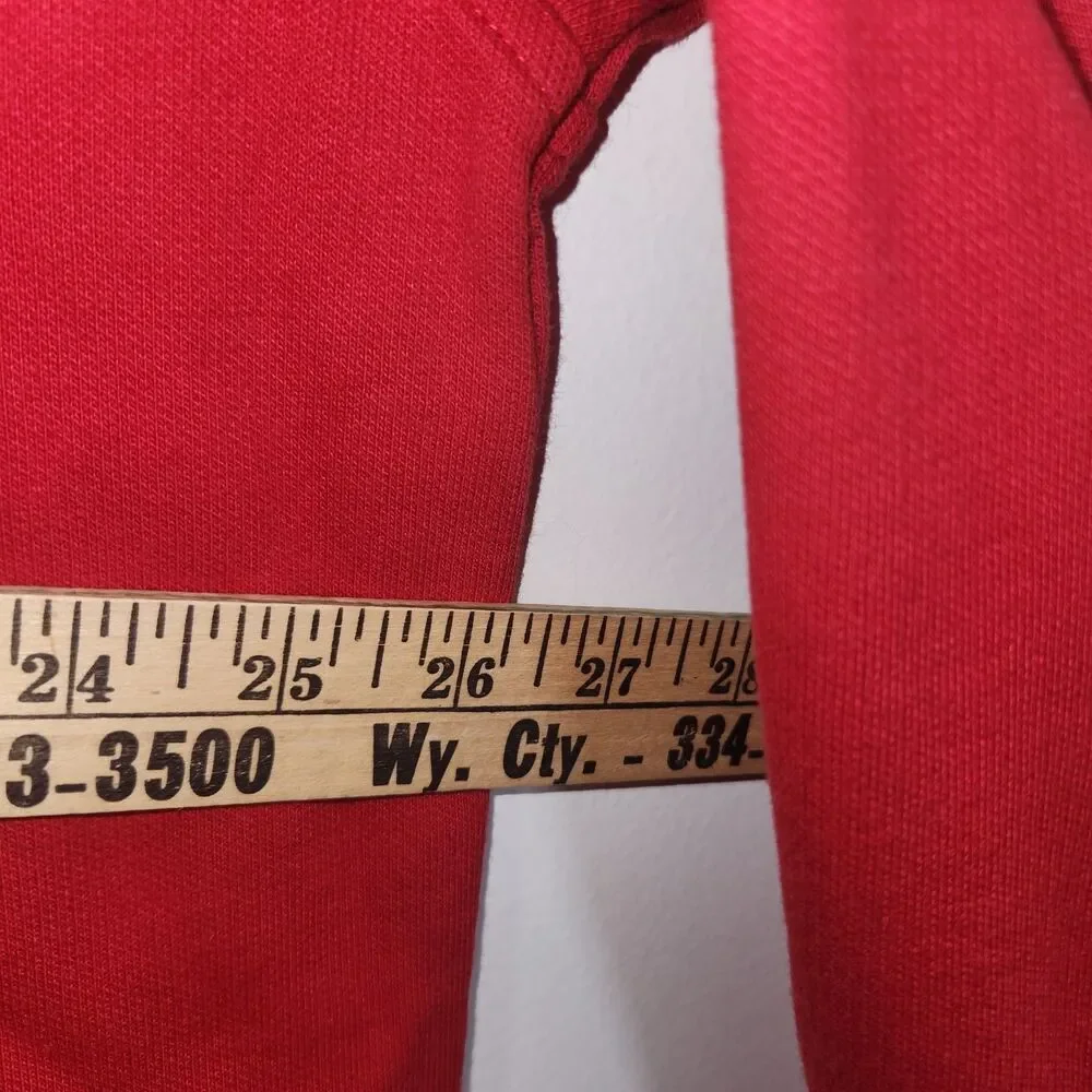 Tommy Hilfiger Red French Rib Quarter-Zip Knit Pullover XXL NWT